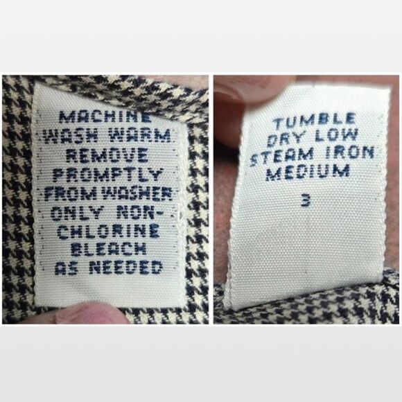 Ralph Lauren Shirt Mens 2XLT Long Sleeve Blue White Plaid Houndstooth Button - Picture 14 of 15